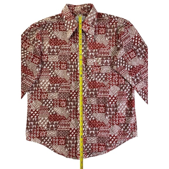 Van Heusen Shirt Mens L Long Sleeve Soft Suede Button Up Pockets Brown Collared - Picture 4 of 9